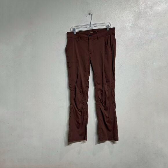 PrAna Thistle Halle Convertible RollUp Hiking Straight Leg Pants Sz 10 - Picture 2 of 13